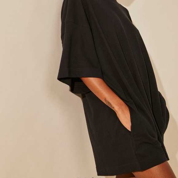 Free People Essential Extreme Tee Mini in Black - Picture 3 of 7